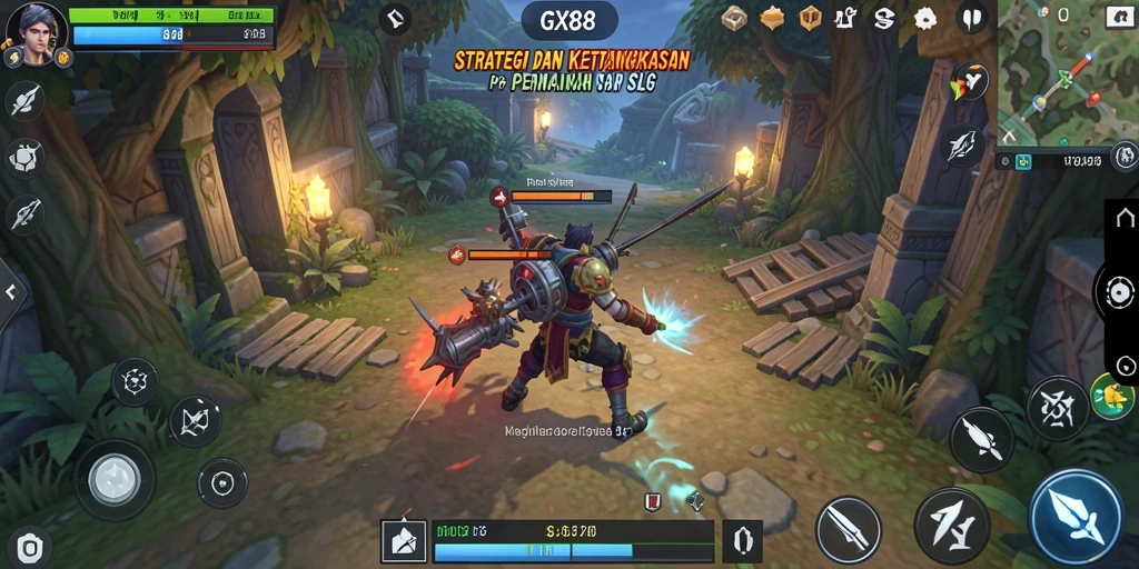 Tampilan gameplay GX88 yang menarik dengan elemen strategi dan kolaborasi.