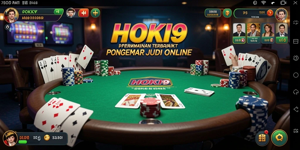 Tampilan gameplay poker yang menantang di HOKI9.