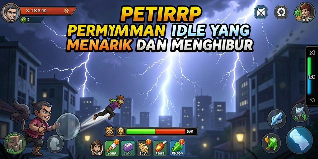 Tampilan menarik dari gameplay Idle PETIRRP yang memikat.