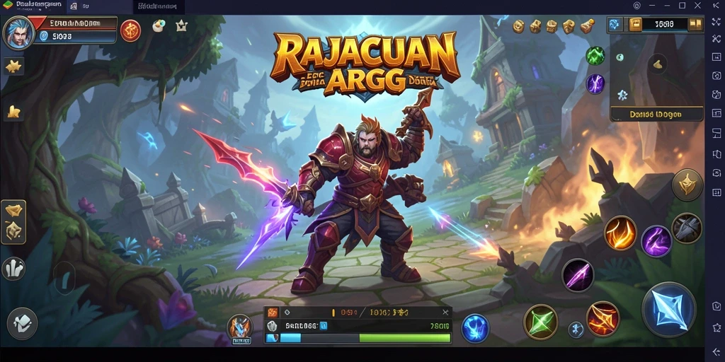 Tampilan gameplay RAJACUAN yang seru dan menantang di dunia ARPG.