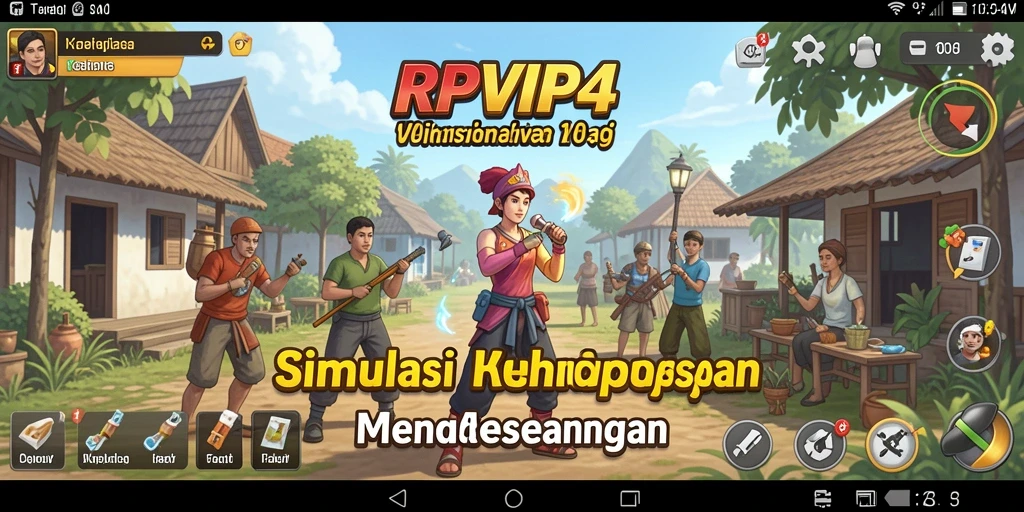 Tampilan gameplay RPVIP4 yang memukau dan interaktif.